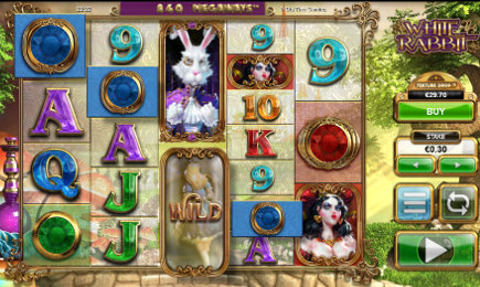 2й по популярности зарубежный слот - White Rabbit