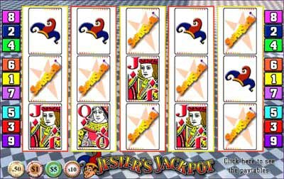 Один из джекпотовых слотов OddsOn Jester's Jackpot