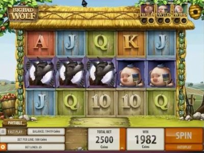 Самый популярный слот Quickspin Big Bad Wolf