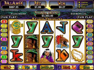 Популярный слот РТГ Aztec Riches